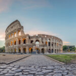 Capital Cities, Famous Place, Sunrise - Dawn, Coliseum, No people, Europe