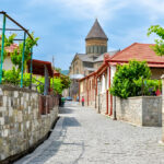 Svetitskhoveli,Cathedral,And,Streets,Of,Medieval,Mtskheta,,Georgia