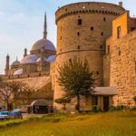 A-picture-of-Saladin-Citadel-in-Cairo-next-to-the-Muhammad-Ali-Mosque