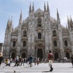 milan cathedral, church, architecture, people, facade, building, historic, historical, cathedral, square, landmark, tourist attraction, duomo di milano, milan, europe, italy, milan, milan, milan, milan, milan, italy