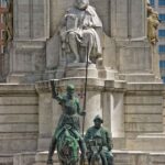 don quixote, madrid, servantes, statues, don quixote, don quixote, madrid, madrid, madrid, madrid, madrid